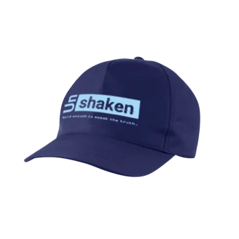 Navy 2026 camp cap with the “Unshaken” logo